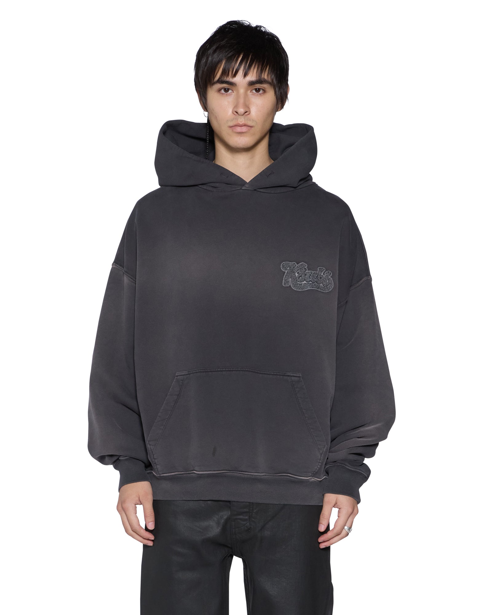 ACE EKCESS HOODIE GREY FADE - Image 2