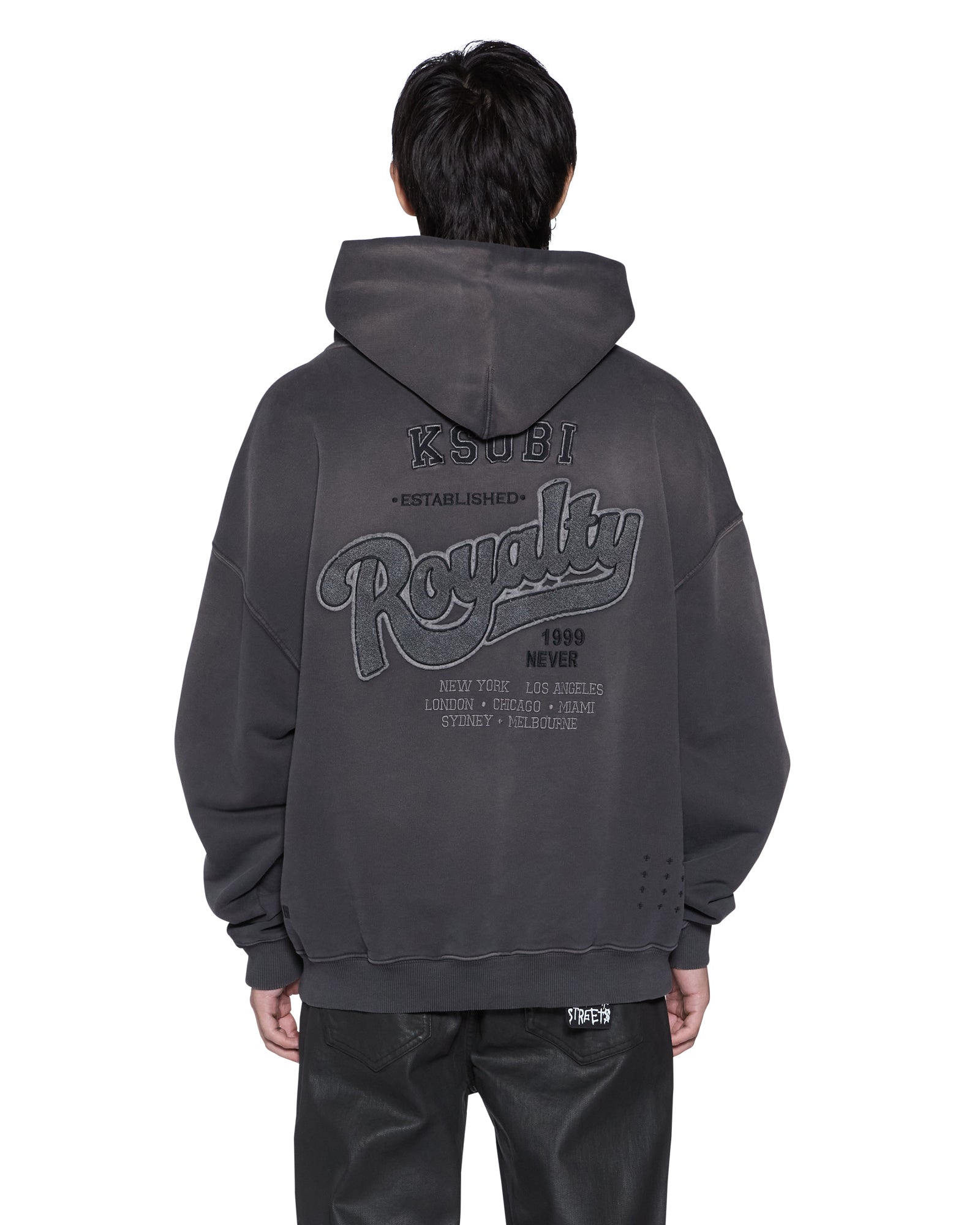 ACE EKCESS HOODIE GREY FADE