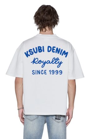 ROYALTY HALEN SS TEE VINTAGE WHITE