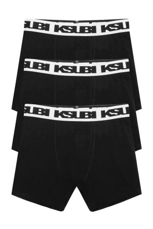 ROYALTY BOXER BRIEF 3 PACK BLACK