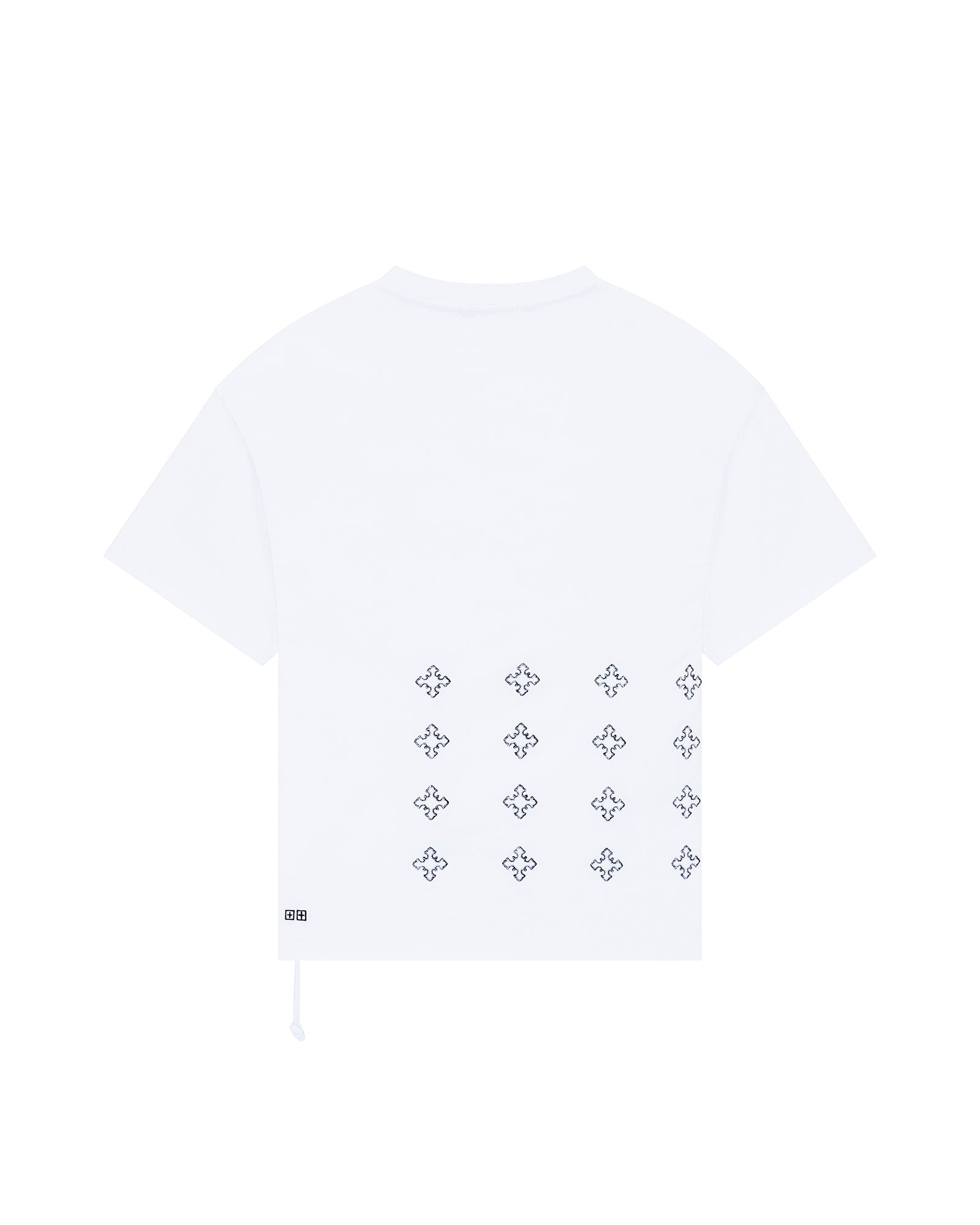 4X4 PAISE BIGGIE SS TEE WHITE BLACK - Image 6