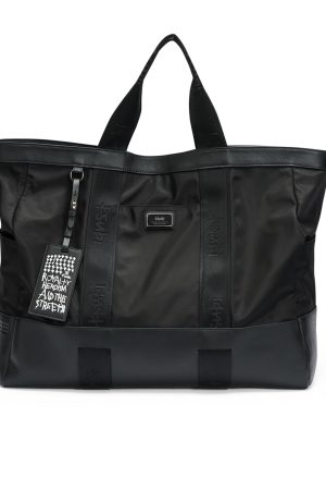 OVERNIGHT BAG NYLON LEATHER