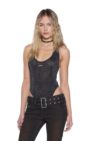 LARA BODYSUIT SILVER