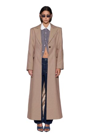 STANCE TAILORED COAT TAN