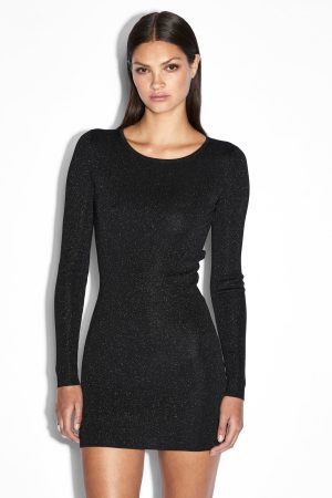 UNTAMED LS DRESS BLACK
