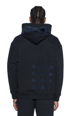 4X4 PAISE BIGGIE HOODIE COBALT BLACK