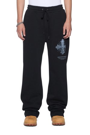 FALSE IDOLS SYNTHESIS TRAK PANT JET BLACK