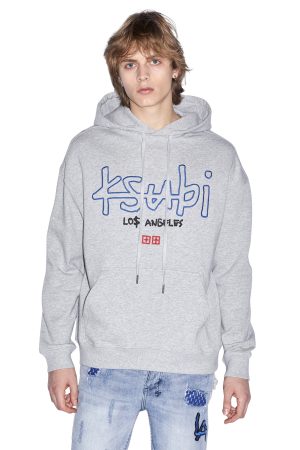 LA 4X4 BIGGIE HOODIE GREY MARLE