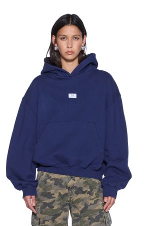 SLOUCH HOODIE NAVY