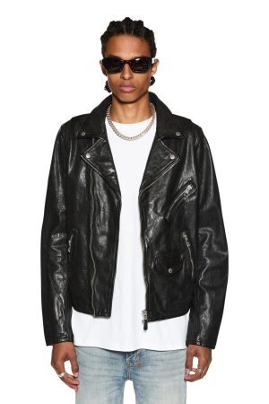 CAPITOL LEATHER JACKET BLACK