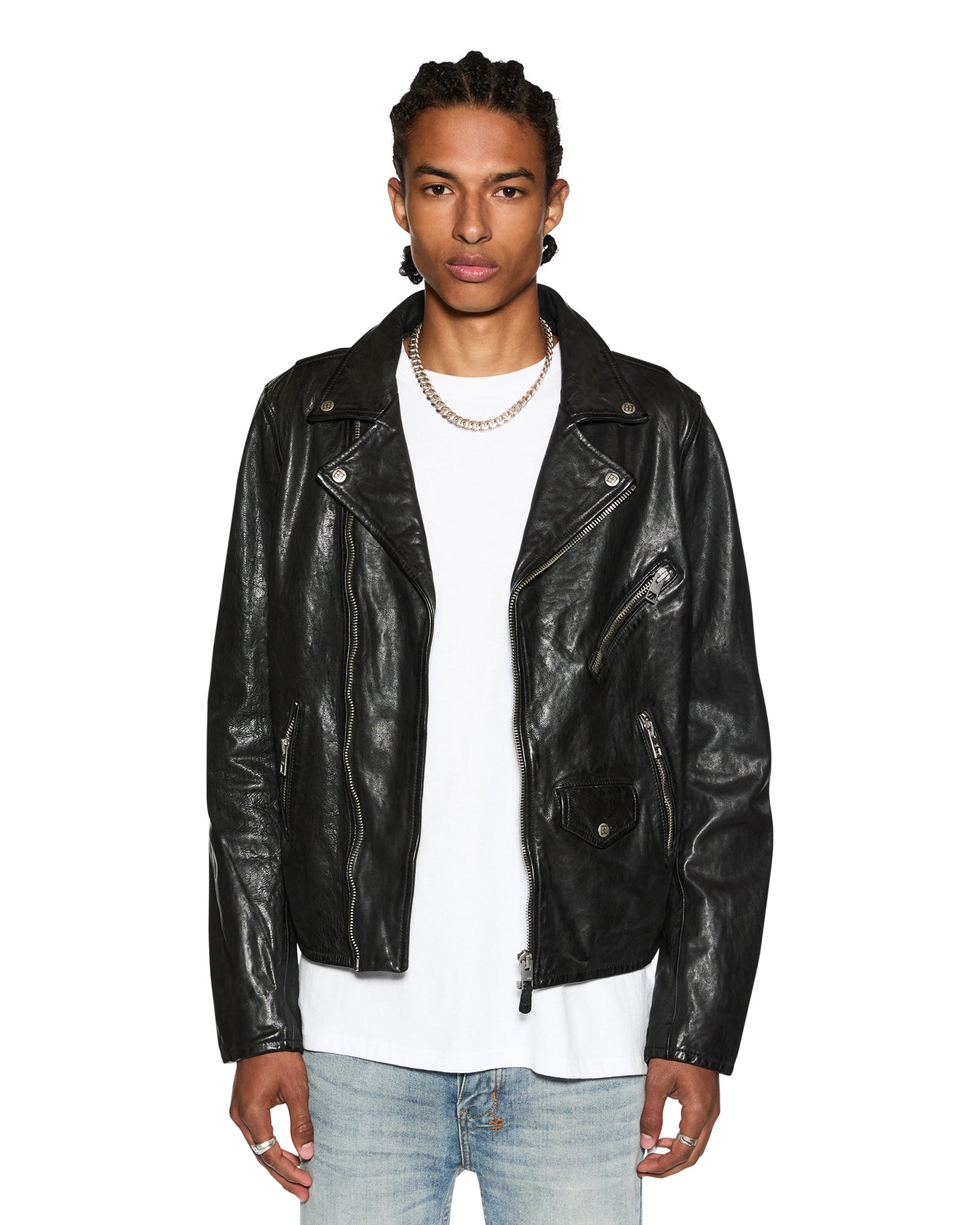 CAPITOL LEATHER JACKET BLACK - Image 4