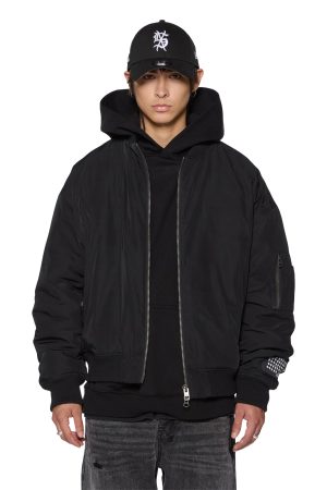 INTRUDER BOMBER JACKET BLACK