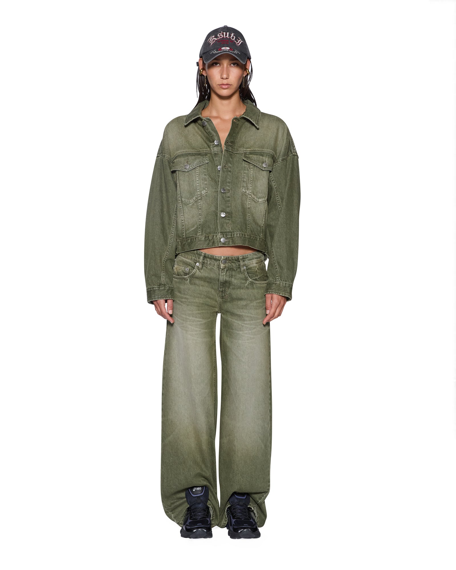 RELAX TRUCKER JACKET MILITANT GREEN - Image 2