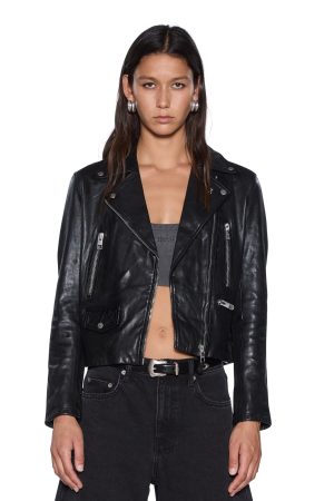 AMPLIFY LEATHER JACKET BLACK
