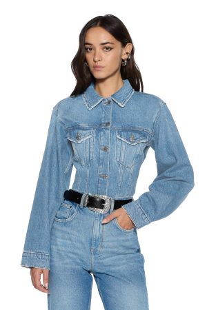 CINCHED JACKET CROP TRU VINTAGE