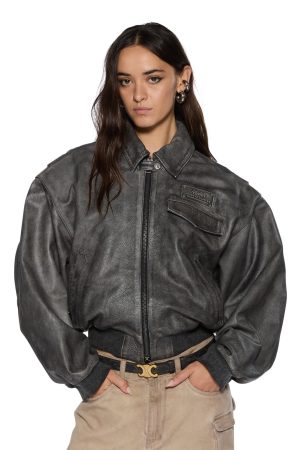 HIGHWAY BOMBER VINTAGE BLACK