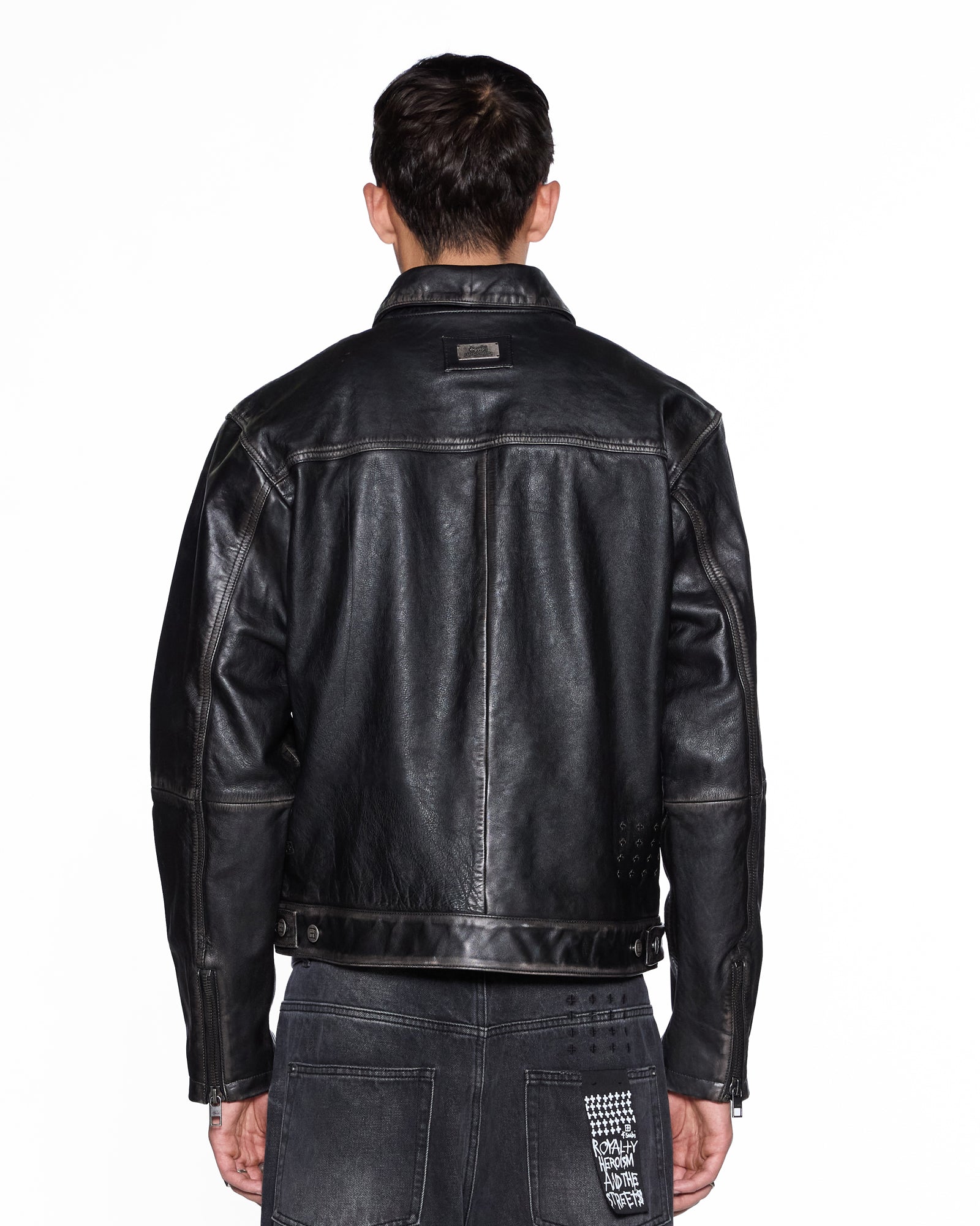 ELDORADO LEATHER JACKET BLACK - Image 4