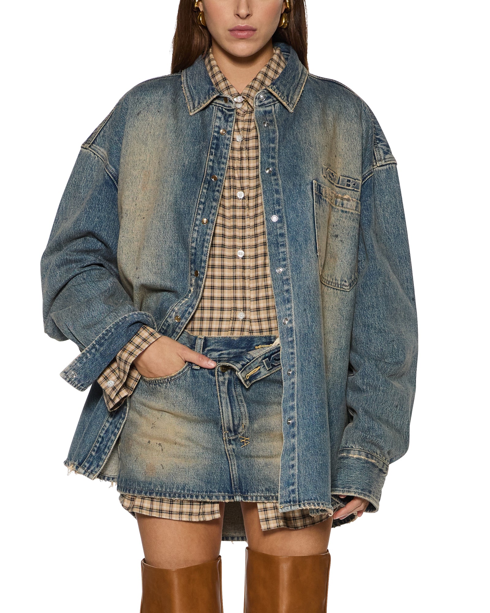 OVERSIZED LS SHIRT DUNE - Image 3