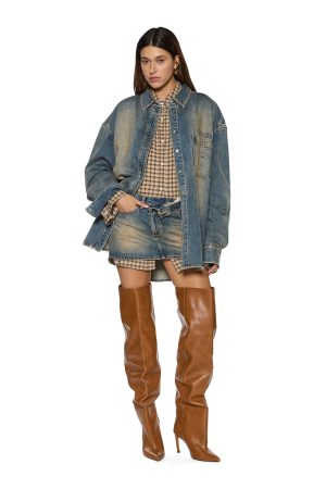 MICRO MINI SKIRT FLIP DUNE