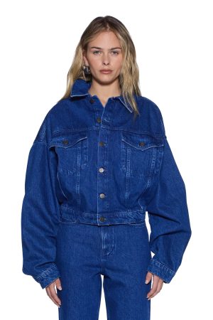 RELAX TRUCKER JACKET MARINE