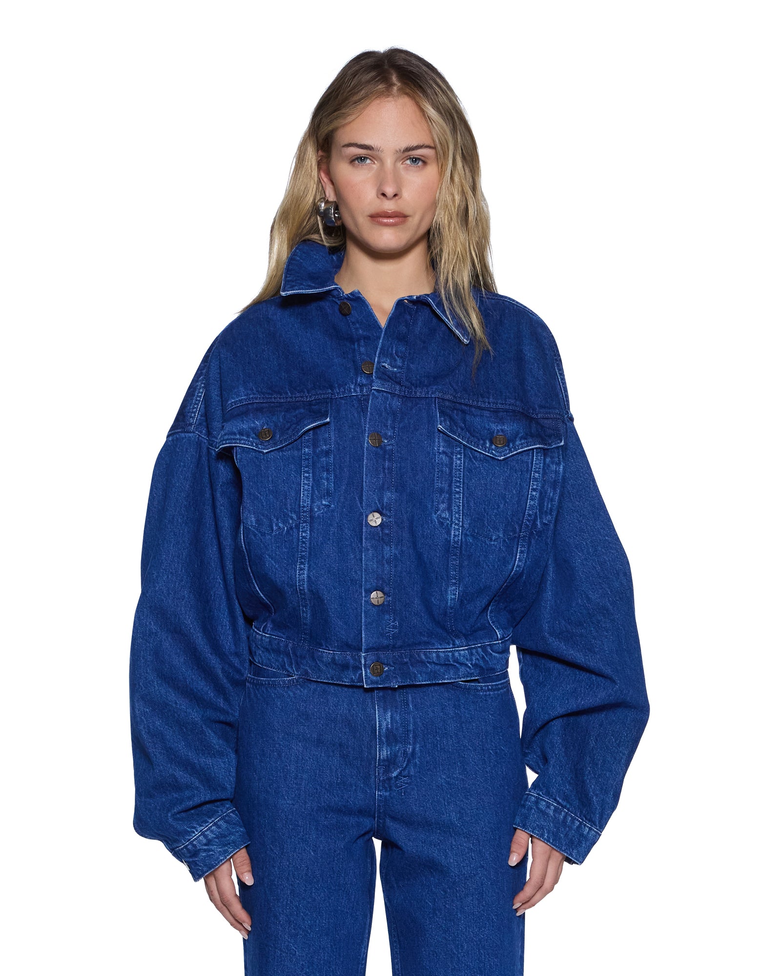 RELAX TRUCKER JACKET MARINE