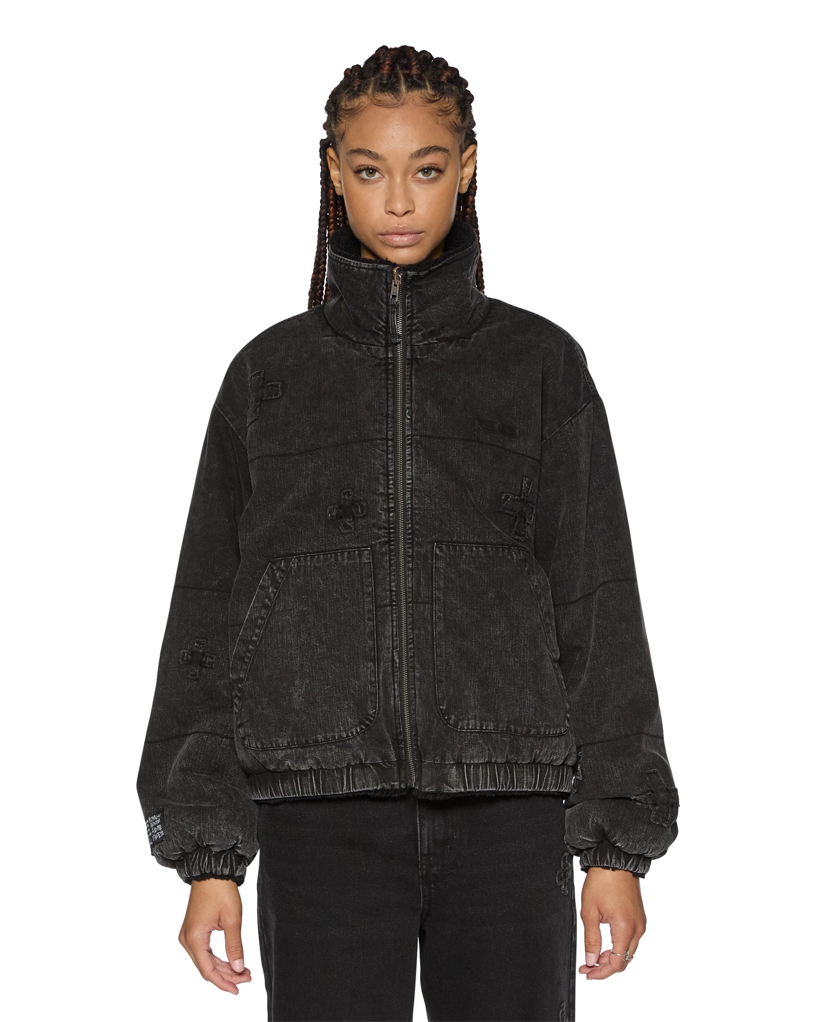 REVERSIBLE PUFFER JACKET NOIR KRAFTWERK/BLACK - Image 4