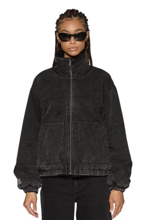 REVERSIBLE PUFFER JACKET NOIR KRAFTWERK/BLACK