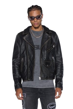 SOTT CAPITOL LEATHER JACKET BLACK