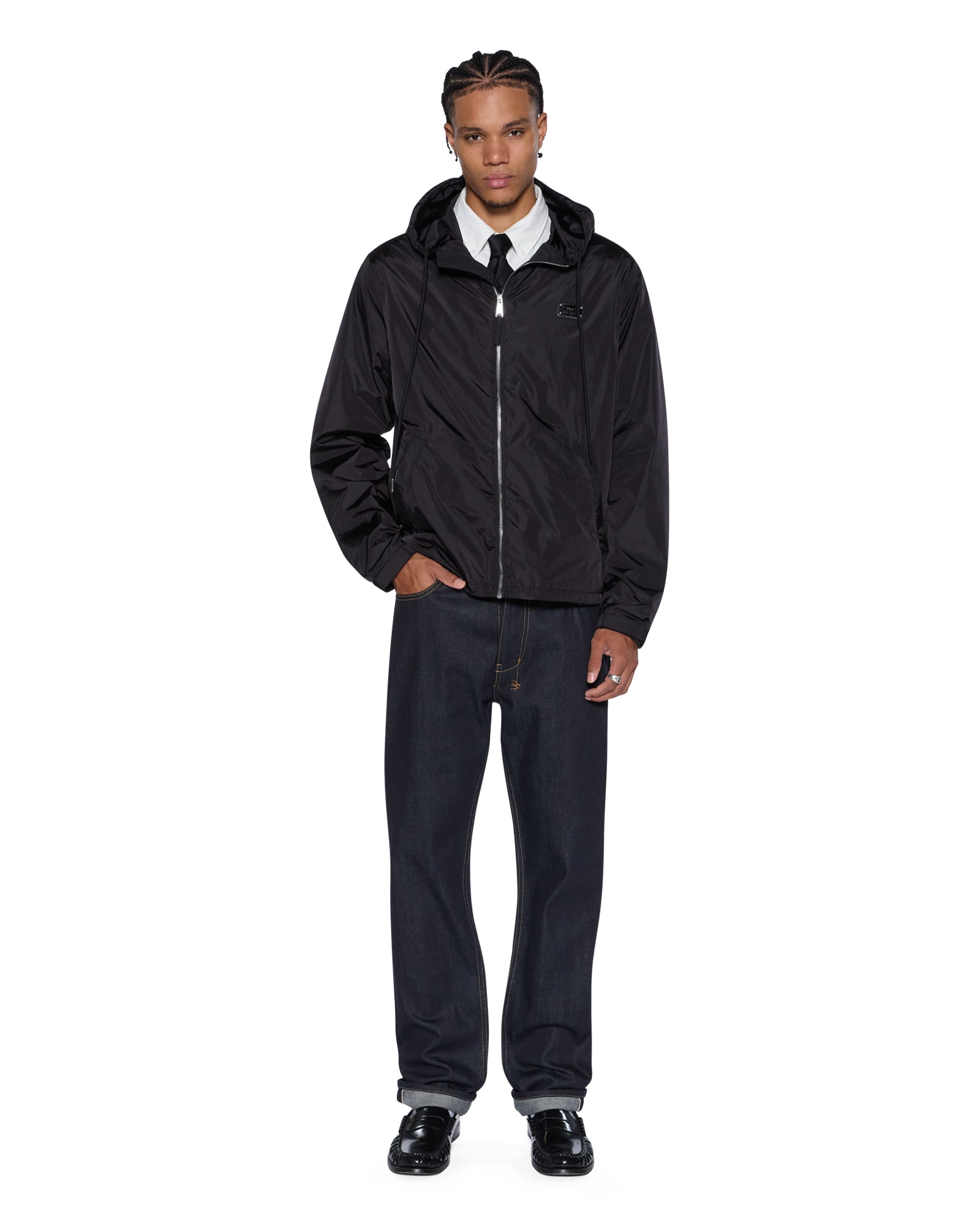 TEK NYLON JACKET BLACK - Image 3