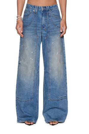 KSUPER JEAN PAINTER BLUE