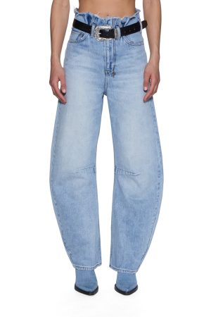 HI BARREL JEAN CUTOFF VAPOUR