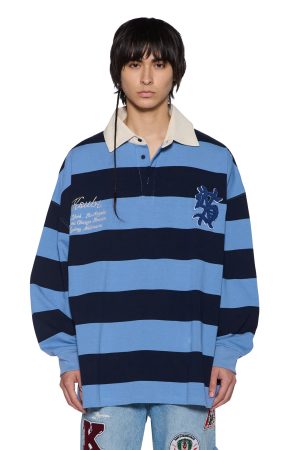 RUGGED RUGBY JERSEY FADED ICE