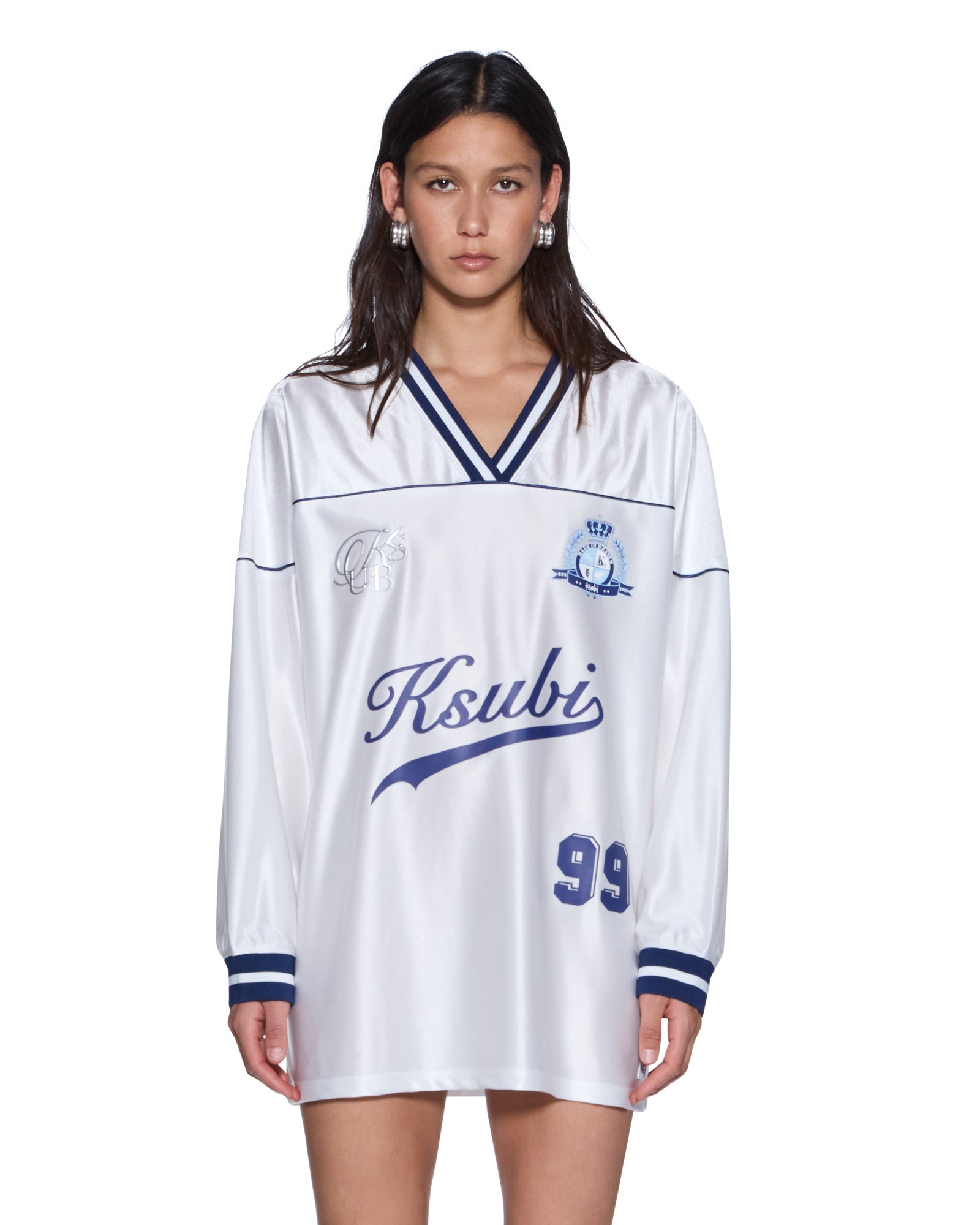TEAMSTER LS DRESS VINTAGE WHITE - Image 3