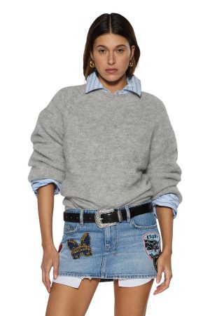 COSY KNIT LIGHT GREY