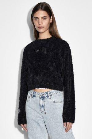 CROPPED SWEATER BLACK