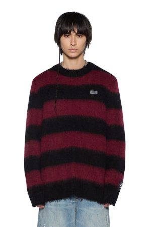RUGGED MOHAIR KNIT CREWNECK OX