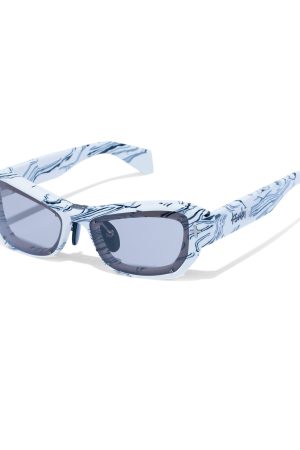 CYPHER SUNGLASSES WHITE MARBLE