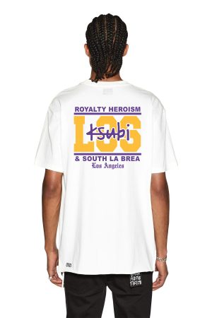 LA AND THE STREETS SS BIGGIE TEE WHITE