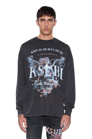 SPIRIT EKCESS LS TEE ACID BLACK