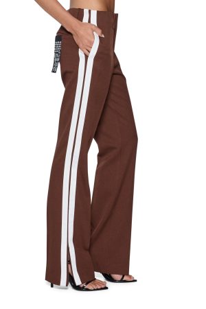 DARE STRAIGHT TROUSER CHOCOLATE