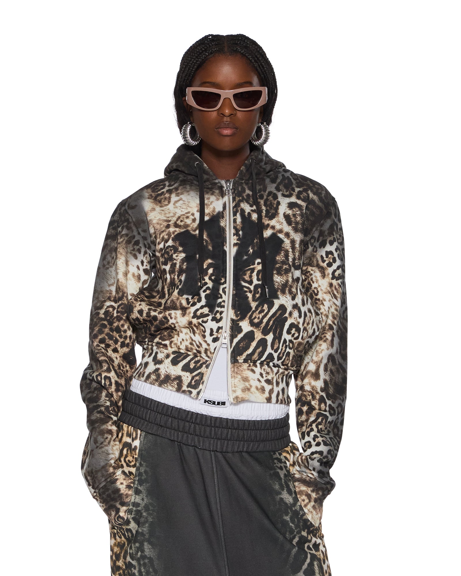 MOWALOLA ZIP HOODIE CHEETAH - Image 5