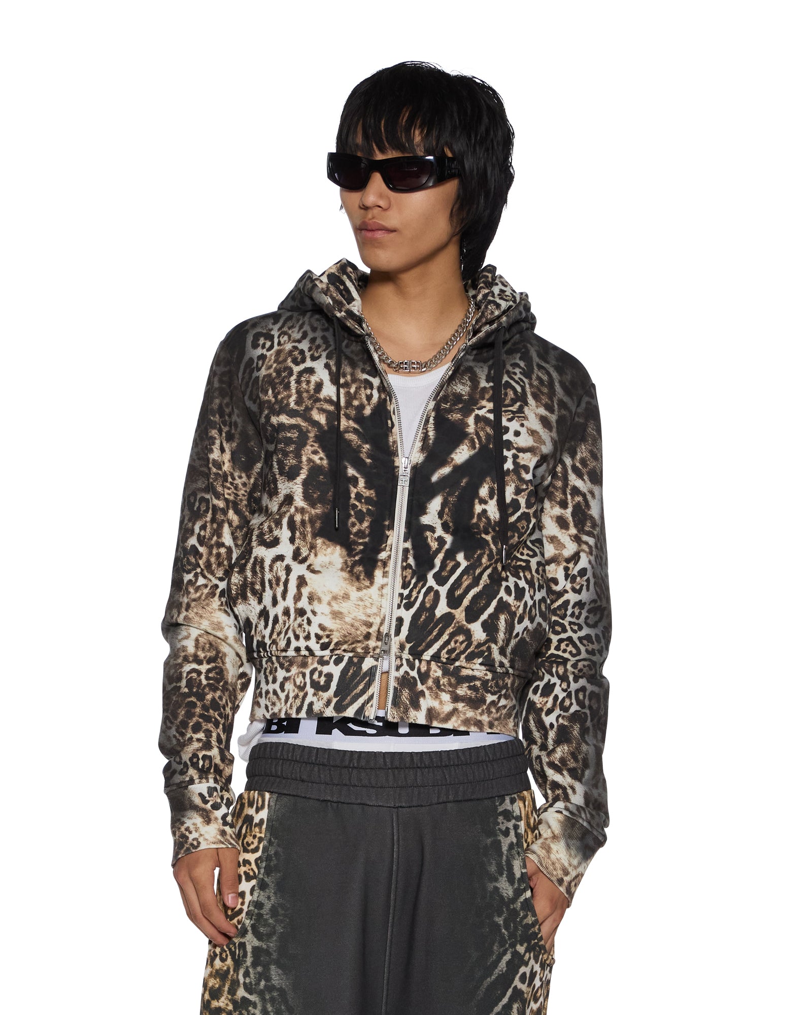 MOWALOLA ZIP HOODIE CHEETAH - Image 3
