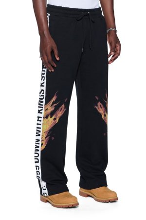 KINGS SYNTHESIS TRAK PANT BLACK FADE