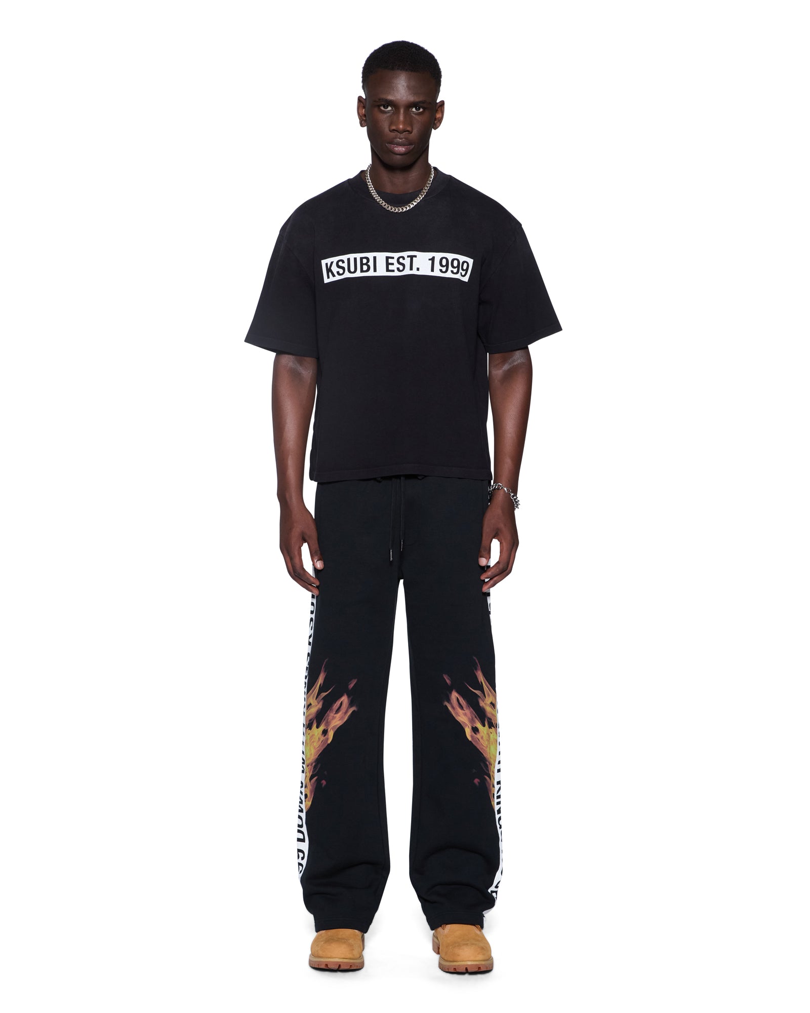 KINGS SYNTHESIS TRAK PANT BLACK FADE - Image 2