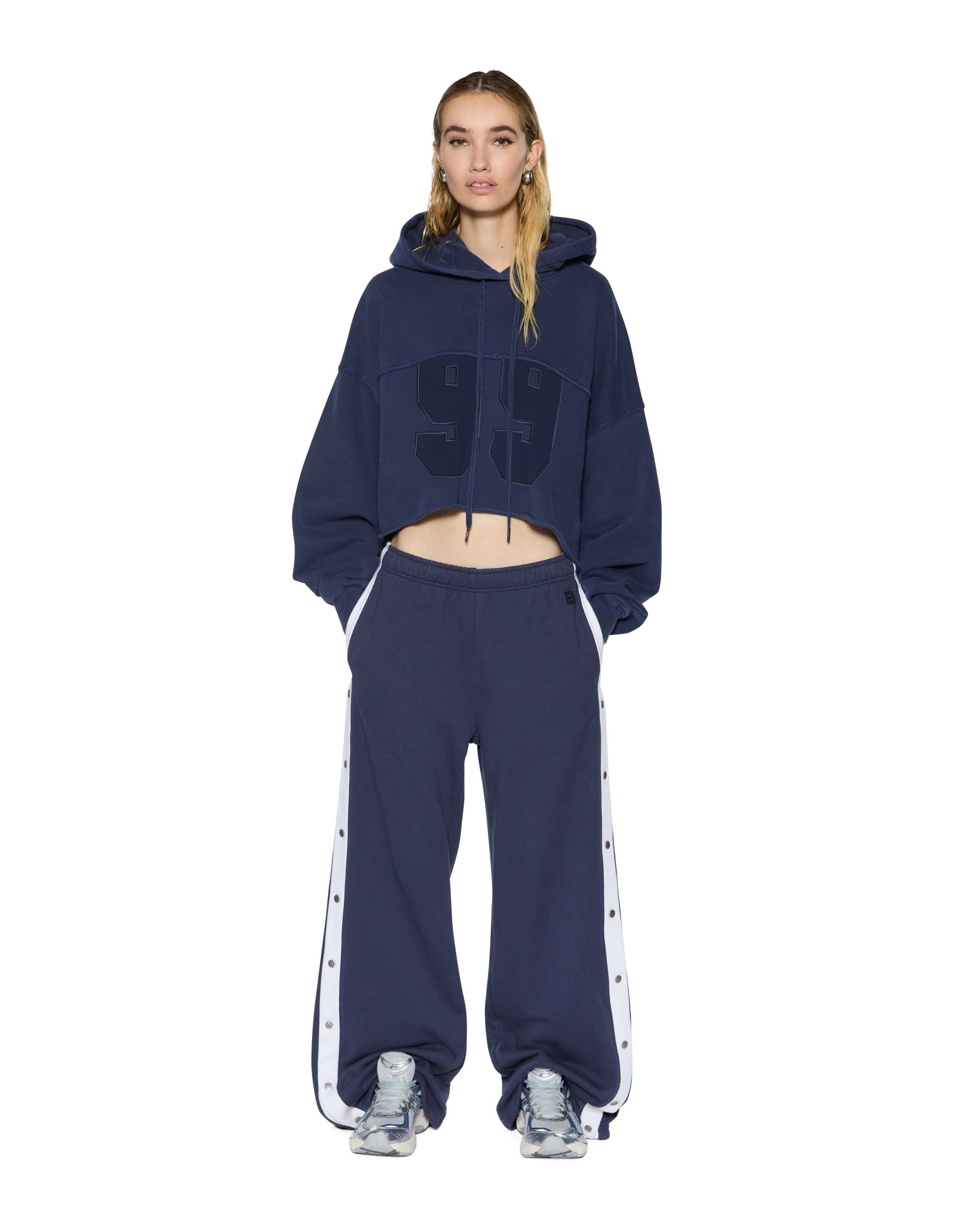 OH G HOODIE CROPPED INK BLUE - Image 2