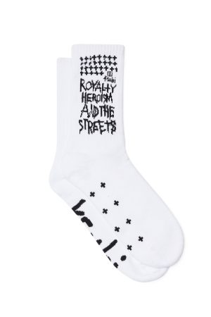 ROYALTY KSOCKS WHITE/BLACK