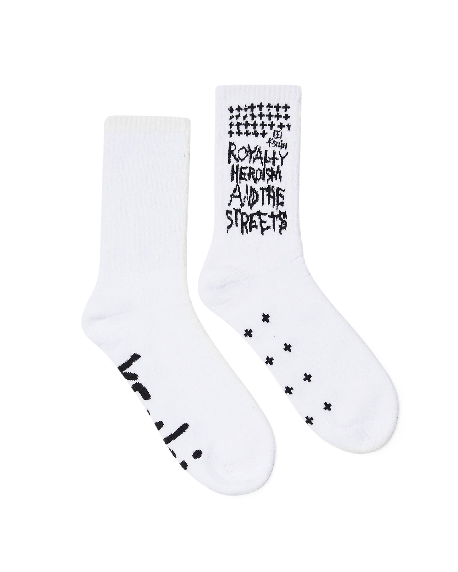 ROYALTY KSOCKS WHITE/BLACK - Image 2