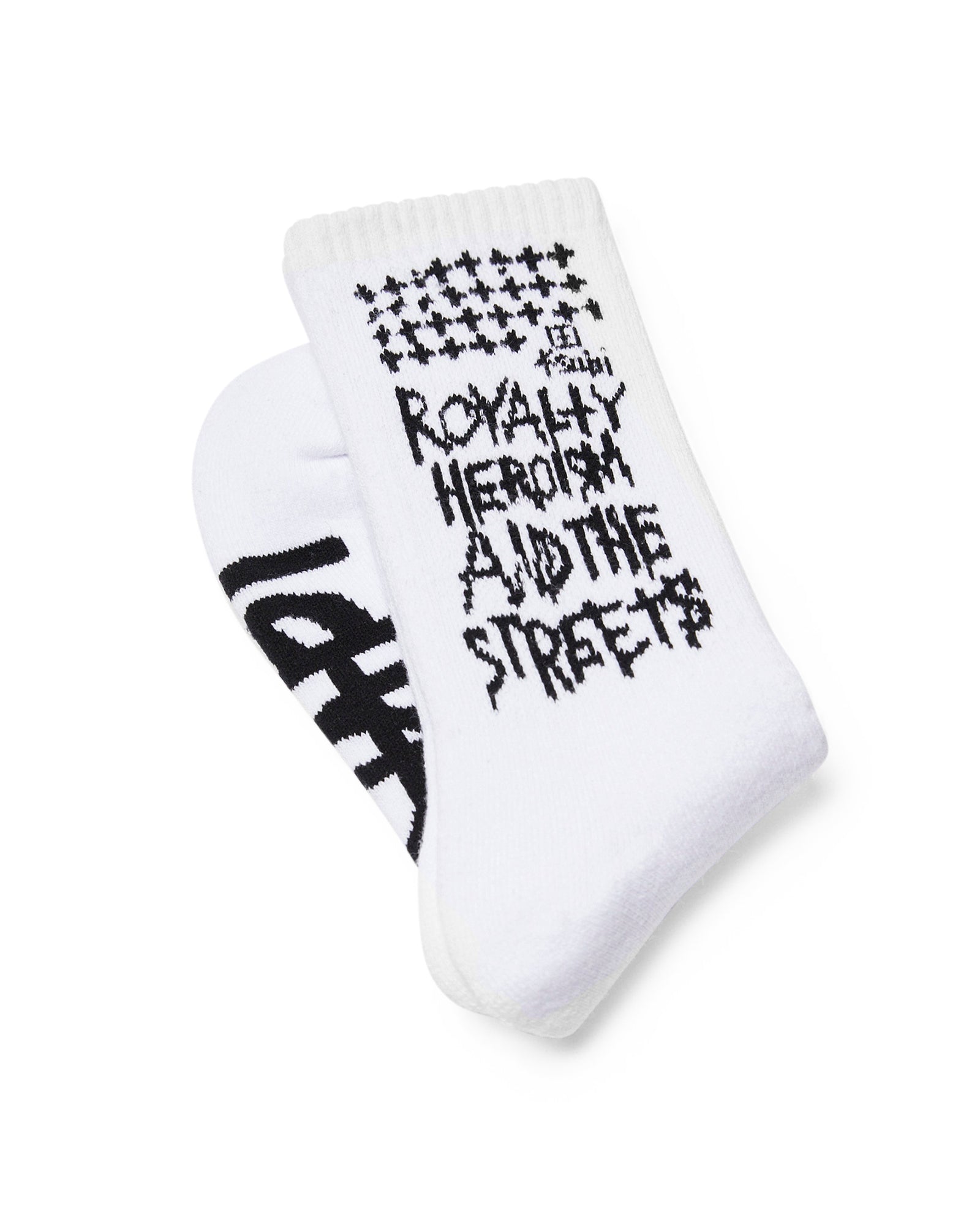 ROYALTY KSOCKS WHITE/BLACK - Image 3