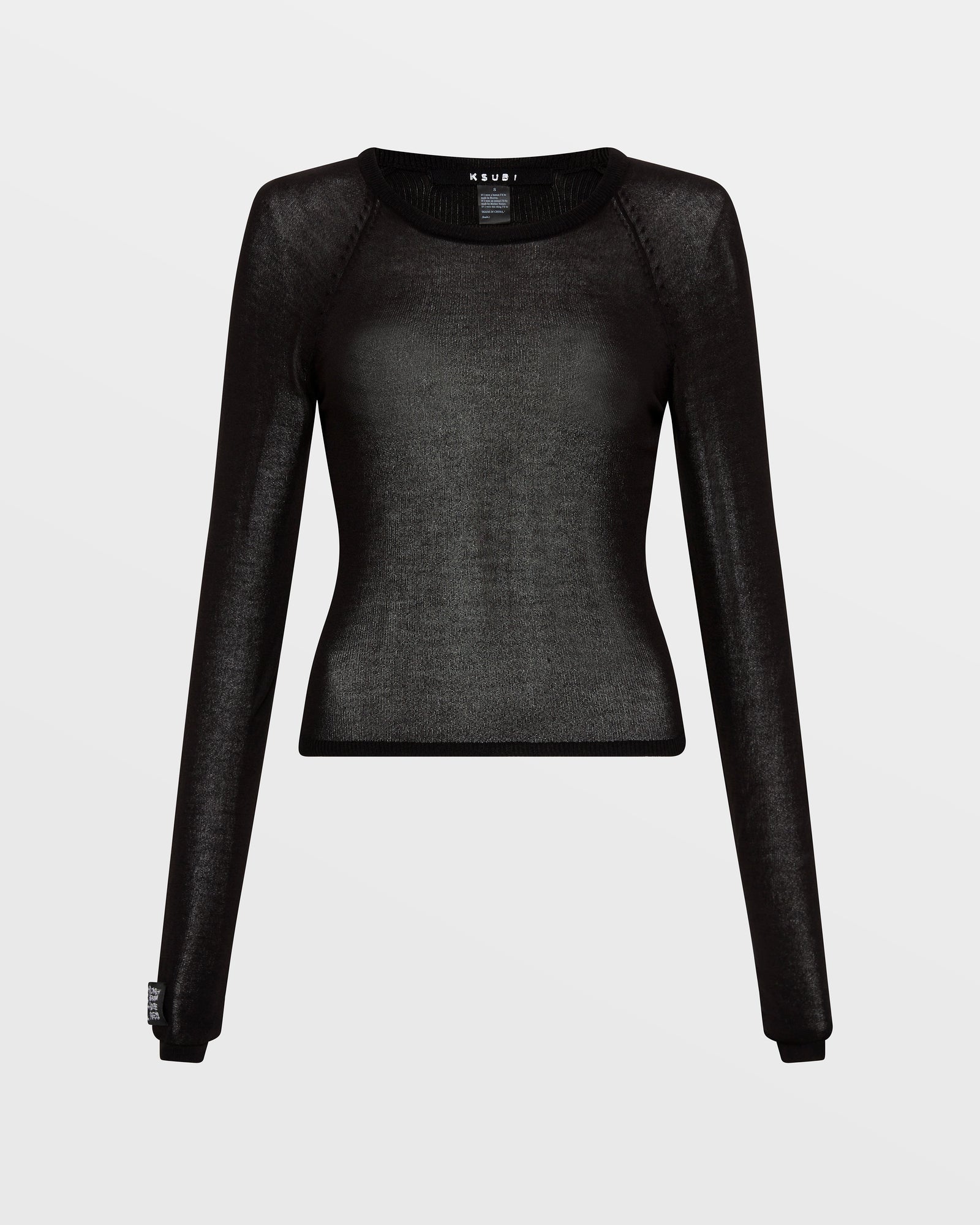 ULTRA KNIT TOP BLACK - Image 5