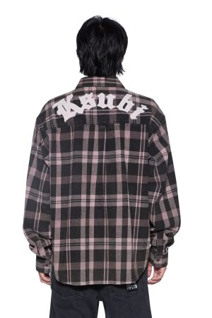 VULTURE FLANNEL LS SHIRT PLUM
